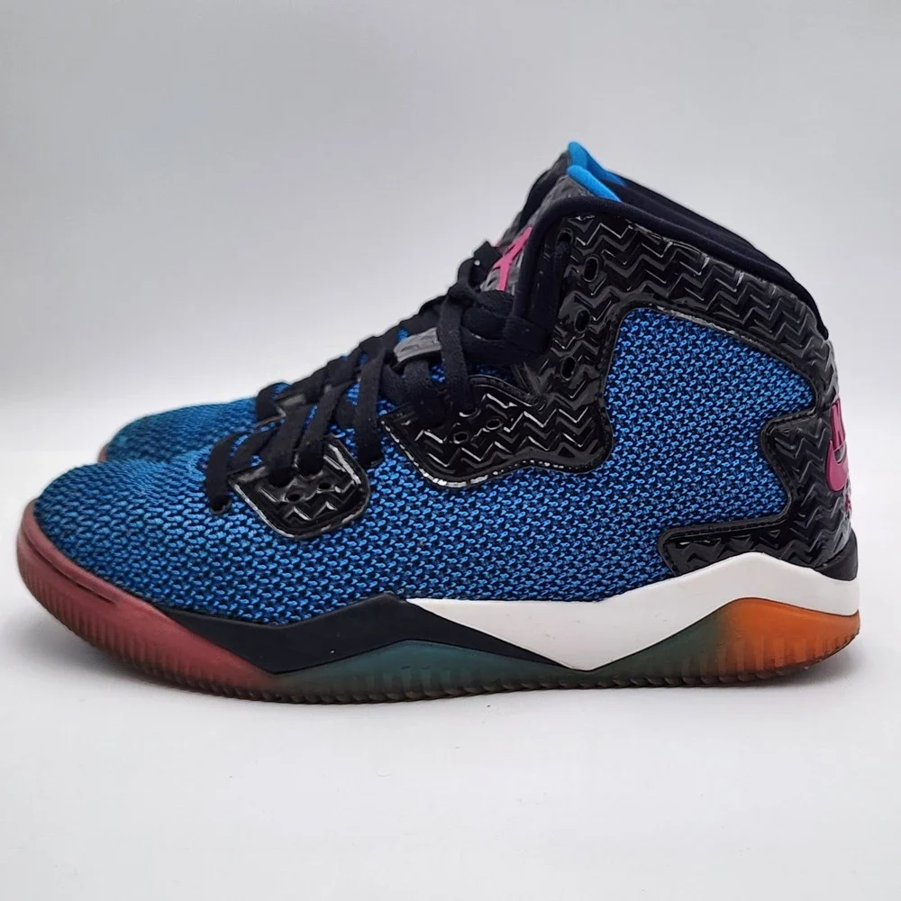 Nike Men's Air Jordan Spike Forty 819952-029 Blue Black Basketball Shoes 10 READ